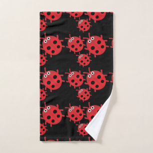 Niedlich Kids Ladybird Family Badhandtuch Set