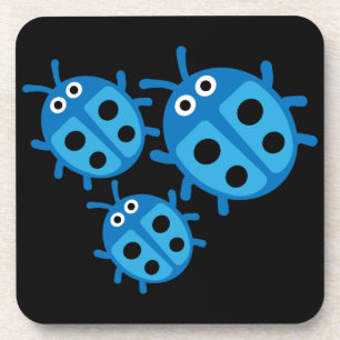 Niedlich Kids Ladybird Family Getränkeuntersetzer