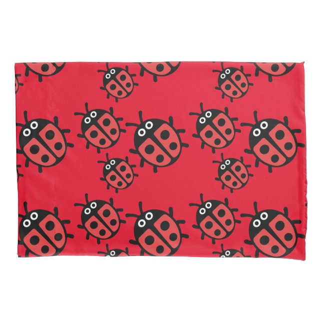 Niedlich Kids Ladybird Family Kissenbezug (Vorderseite)