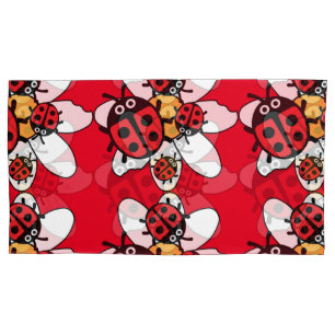 Niedlich Kids Ladybird Family Pillowcase Kissenbezug