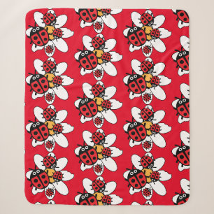 Niedlich Kids Ladybird Family Sherpadecke