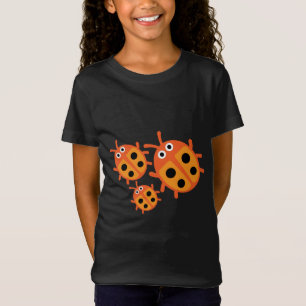 Niedlich Kids Ladybird Family T-Shirt