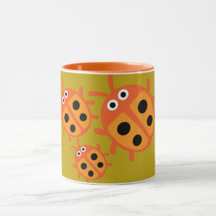 Niedlich Kids Ladybird Family Tasse
