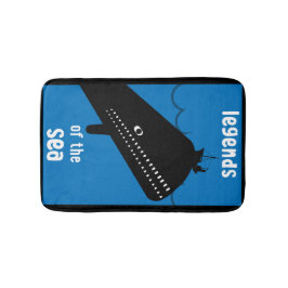 Niedlich Kids Moby Dick Sea Monster Badematte