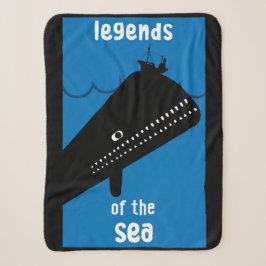 Niedlich Kids Moby Dick Sea Monster Sherpadecke
