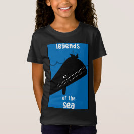 Niedlich Kids Moby Dick Sea Monster T-Shirt