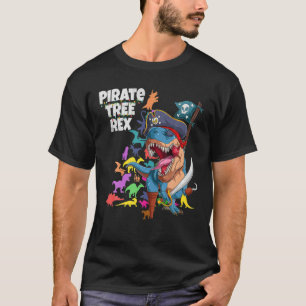 Niedlich Kids Pirate Christmas Dinosaurier Trex Pa T-Shirt