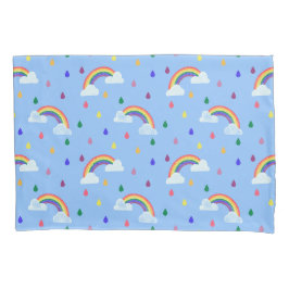 Niedlich Kids Regenbogen Regendusche Muster Kissenbezug