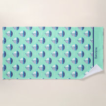 Niedlich Kids Sailboat Pattern Meeresgrün