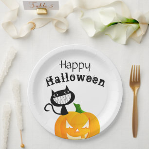 Niedlich Kids Trick oder Treat Happy Halloween Par Pappteller