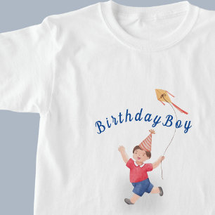 Niedlich Kids Tshirt Boy with Kite