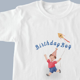 Niedlich Kids Tshirt Boy with Kite