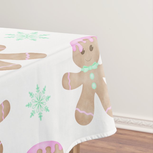 Niedlich Kids Weihnachten Lebkuchenmuster Tischdecke (Beispiel)