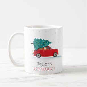 Niedlich Kids Weihnachtsfeiertag Personalisiert Kaffeetasse