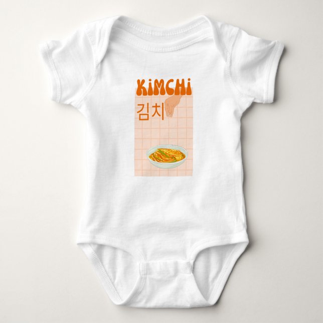 niedlich Kimchi Baby Strampler (Vorderseite)
