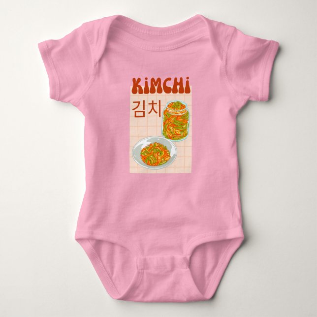 niedlich Kimchi Baby Strampler (Vorderseite)