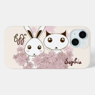 Niedlich Kitten Bunny Frische Pasta machen iPhone 15 Hülle
