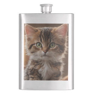 Niedlich Kitten Flachmann