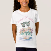 Niedlich Kitten | Happy Birthday Daughter White