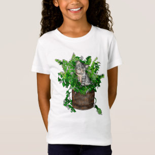 Niedlich Kitten in Catnip Pot T-Shirt