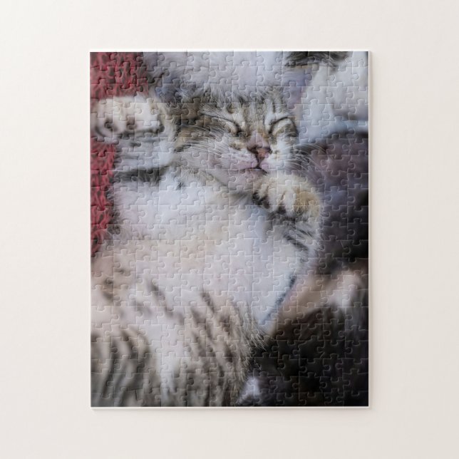 Niedlich Kitten Jigsaw Puzzle (Vertikal)