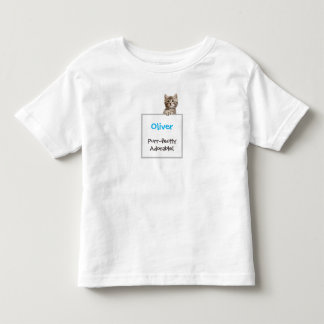 Niedlich Kitten Kitty Adorable Individuelle Name Kleinkind T-shirt