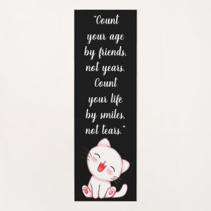 Niedlich Kitten Laughing Yogamatte