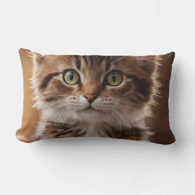 Niedlich Kitten Lendenkissen (Vorderseite)