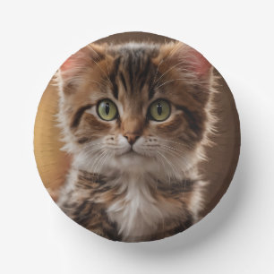 Niedlich Kitten Pappteller