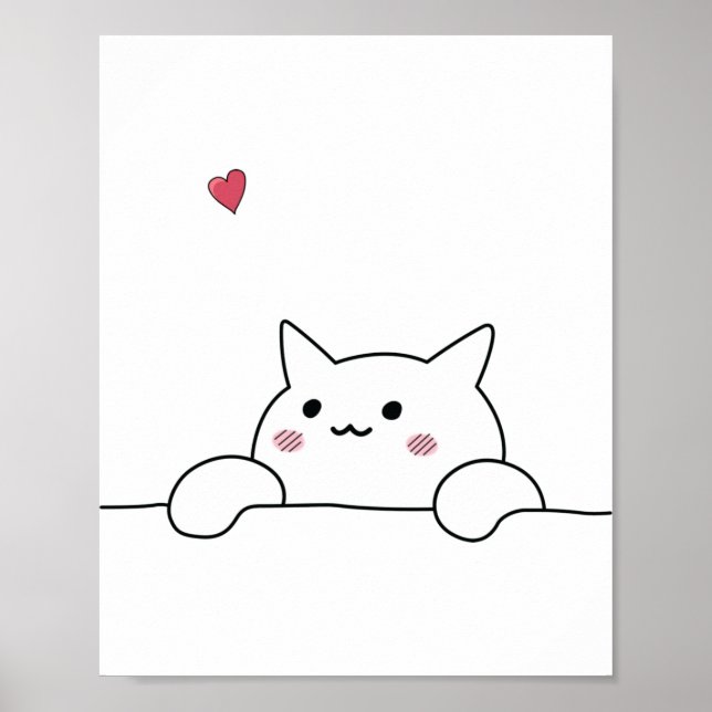 Niedlich Kitten Poster (Vorne)