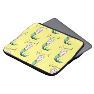 Niedlich Kitten Purrmaid - Fun Mermaid Cat Design Laptopschutzhülle