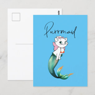 Niedlich Kitten Purrmaid - Fun Mermaid Cat Design Postkarte