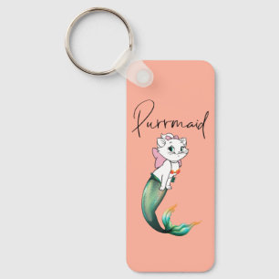 Niedlich Kitten Purrmaid - Fun Mermaid Cat Design Schlüsselanhänger