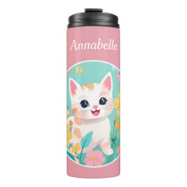 Niedlich Kitten Thermosbecher