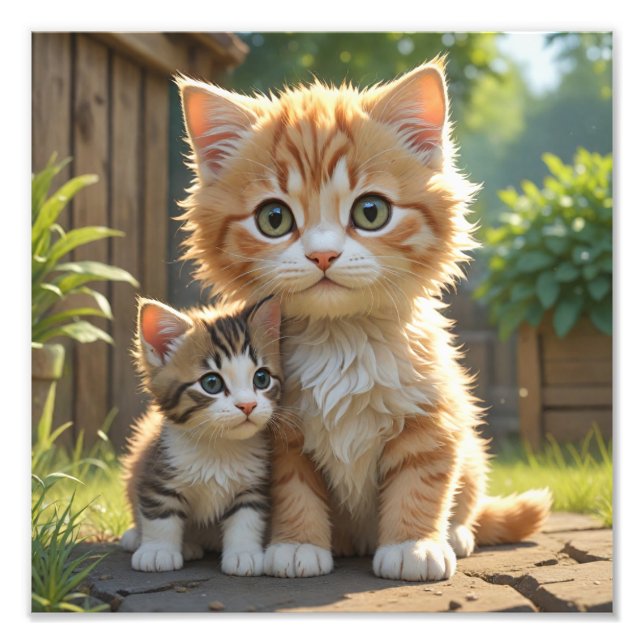 Niedlich Kittens Poster (Vorne)