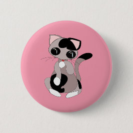 Niedlich Kitty Button