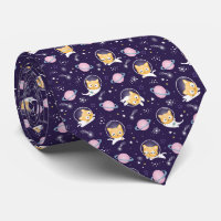 Niedlich Kitty Cat Astronauten Muster