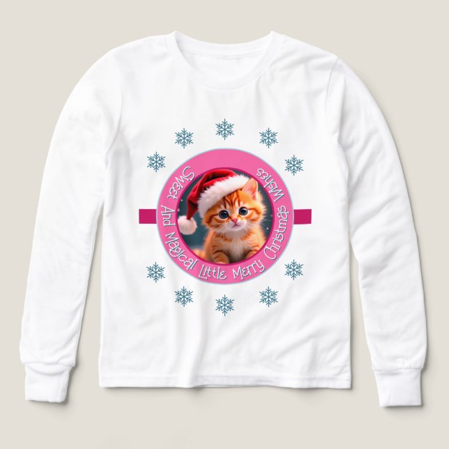 Niedlich Kitty Cat Weihnachten (Design Vorderseite)