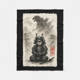 Niedlich Kitty Catzilla Angry Kaiju Anime Cat Mons Fleecedecke