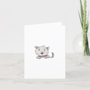 Niedlich Kitty Dankeskarte