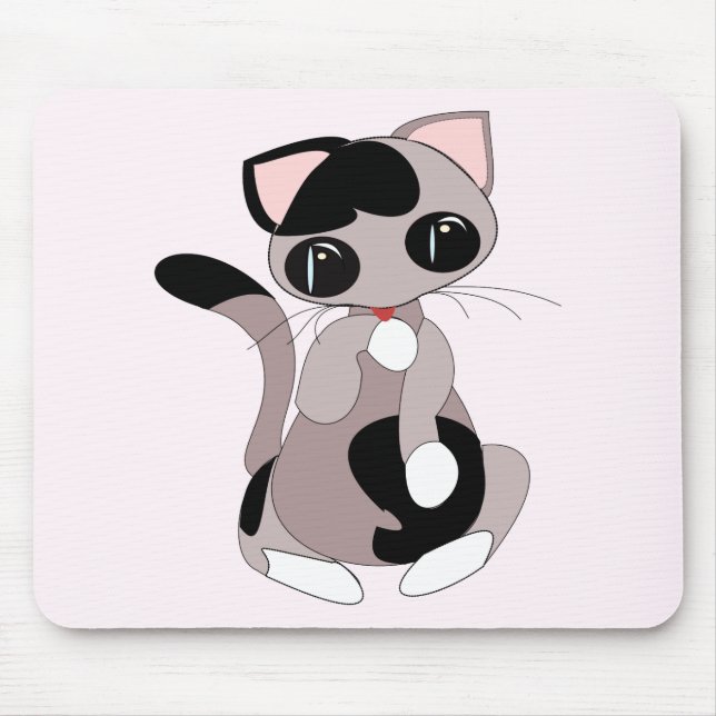 Niedlich Kitty Mousepad (Vorne)