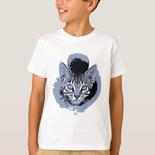 Niedlich Kitty T-Shirt (Vorderseite)