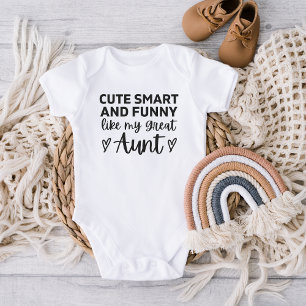 Niedlich klug und lustig wie mein tolles Baby Strampler