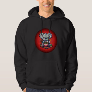 Niedlich Koala aß Ramen Hoodie
