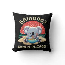 Niedlich Koala aß Ramen Vintag Sunshine