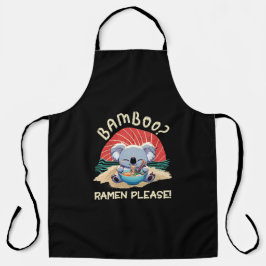 Niedlich Koala aß Ramen Vintag Sunshine Schürze