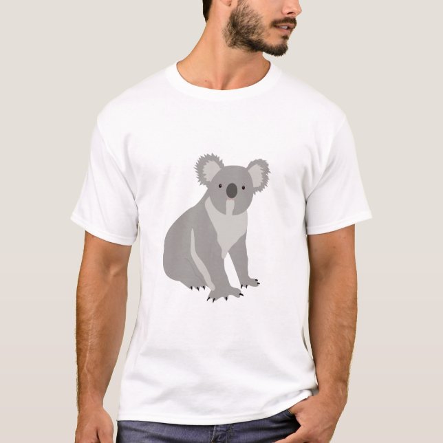 Niedlich Koala Australian Animal T-Shirt (Vorderseite)