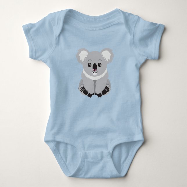 Niedlich Koala Baby Bodysuit Strampler (Vorderseite)