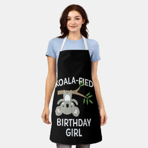 Niedlich Koala Birthday Girl Funny Pun Geschenk Schürze