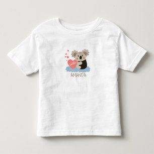 Niedlich Koala Cuddles ID386 Kleinkind T-shirt
